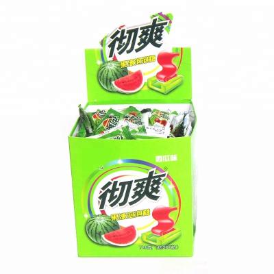 China Manufacturer Cheap Price Watermelon Normal Flavor Jelly Bubble Gum For Sale for sale