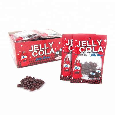 China China supplier natural cola flavor jelly bean candy for wholesale for sale