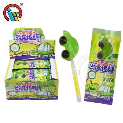 China Wholesale Natural Glow Stick Car Shape Lollipop Candy Lollipop Candy For Halal Meat for sale