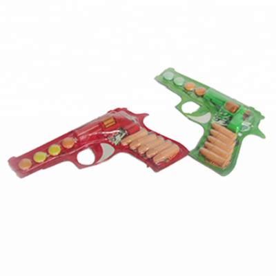 China Sour Pressed Toy Candy Bullet Normal Gun With Tablet Candy for sale