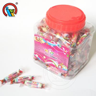 China China natural supplier multicolor hard fruit roll pressed candy for sale for sale