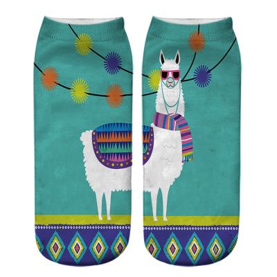 China Women Girls Cartoon QUICK DRY Alpaca Alpaca Bumps Cute Llama 3D COPY Bumps Gift For Girls for sale