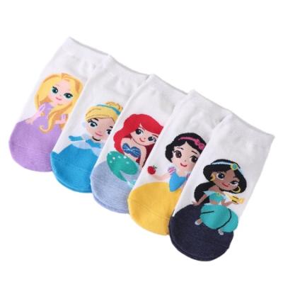 China HRUN2020 New Women's QUICK DRY SOCKS Beak Cotton QUICK DRY Boat Socks Cinderella Mermaid Store Manager Recommended Cartoon Snow White Cotton Socks for sale