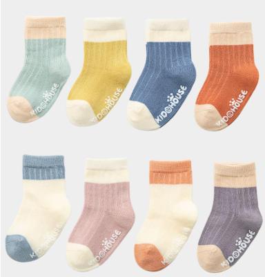 China Baby QUICK DRY sock non slip korean ribbed QUICK DRY cute sock kids knee high slouch solid color style socks for sale