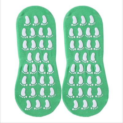 China HRUN Breathable Breathable Playground Flooring Bumps Socks Mesh Tube Silicone Early Education Trampline Breathable Non-slip Socks for sale