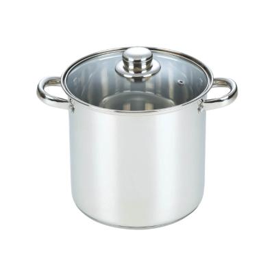 China Sustainable Home Kitchen Cooking Tools Stainless Steel Pots Chinese Cookware Cooking Pots Manufacturer Soup Pot for sale