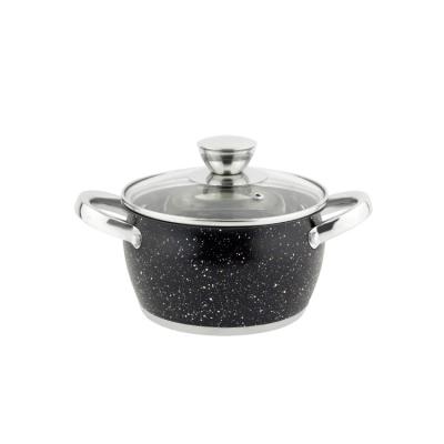 China Sustainable Wholesale Casserole Cooking Pot Stainless Steel Modern Kitchen Pot Round Pot For Cooking for sale