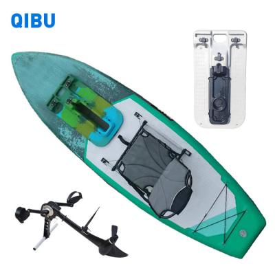 China New Style Unisex Outdoor Pedal Inflatable Sporting Goods QIBU SUP Stand Up Paddle Surf Board With Seat for sale