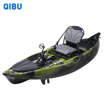 China River QIBU 2022 New 2.8M Ningbo Single 1 Person Pedal Kayak Fishing Kayak With Pedal System for sale