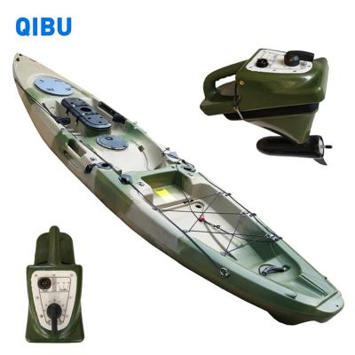 China QIBU 2022 Plastic OEM Electric Motor Good Quality 1 Person Sit On Top In Sea Cool Kayak Made In China for sale