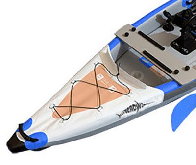 China PVC & Drop Stitch Factory Custom Canoes Plastic Kayak Made In China For Fishing And Recreation for sale