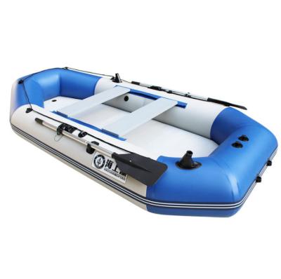 China QIBU 300cm 5 Person Solarmarine Brand PVC Rowing Boats Canoe/Kayak Foldable Inflatable Fishing Boats for sale