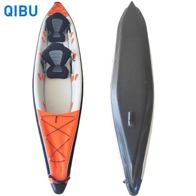 China High quality kayak tandem rowing boat Qibu PHT-08 customize inflatable kayak with paddle inflatable kayak for sale for sale