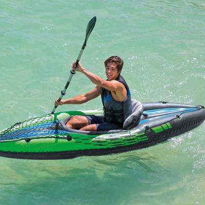 China PVC Intex 68306 76''x11''x4'4''x4'4'' Rigid Inflatable Kayak Two Man PVC Kayak For Rivers for sale