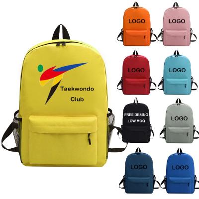 China Custom Promotion Oxford Cloth Backpack Recyclable With Logo School Bags For Kids Fashion Casual Sports Outdoor Hiking Travel Backpacks Bag for sale