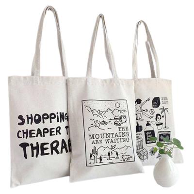 China Economical Reusable Cotton Canvas Tote Bag Grocery Shopping Cloth Bags With Customized Cotton Bag Suitable To Advertise Promotion Gift for sale