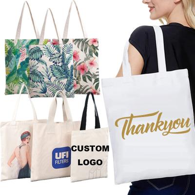 China Promotional Cotton Tote Bag Wholesale Price Biodegradable Gift Bag Cotton Canvas Reusable Reusable Handbag Shopping Tote Bag for sale