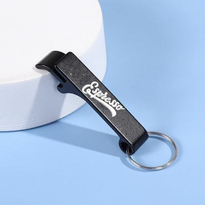 China Custom Promotional Laser Logo Beer Bottle Openers Bag Car Pendant Accessories Gift Key Chain For Men Women Outdoor Traveling Easy To Carry for sale