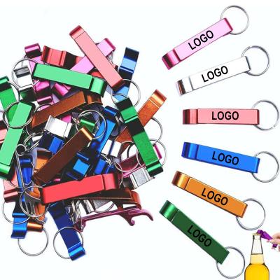 China Small Keychains Carabiners Car Accessories Beer Bag Pendant Colorful Bottle Openers And Practical Promotional Custom Key Chain For Bar Advertising for sale