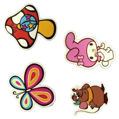 China Promotional Cute Die Cut Anime Cartoon Decorative Sticker Vinyl Adhesive Decorative Stickers Cute Stickers For Car Water Cup Skateboard for sale