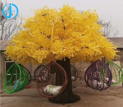 China New Amusement Park Playground Equipment Electric Rotating Hanging Basket Simulation Wishing Tree Diameter 5m for sale