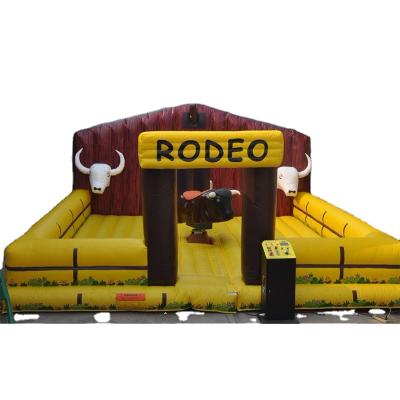 China Cheap 0.55mm PVC Mechanical Bull Rodeo, Attracting Fun Games for sale