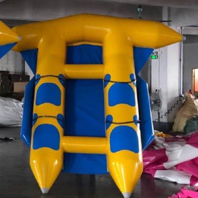 China 0.9mm PVC Tarpaulin Commercial Water Toys Inflatable Flying Fish for sale