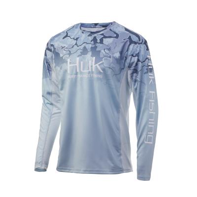 China Antibacterial Sublimation Fishing Long Sleeve Shirt Custom Design Your Own Tournament Quick Dry Fishing Shirt for sale