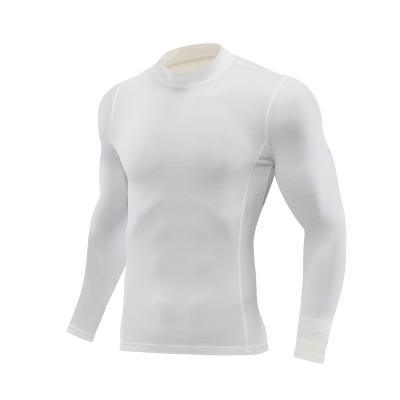 China Custom Breathable Men's Compression Gym Fitness Wear Men Sport OEM Men's Sportswear Slim Fit Full-sleeve Elastic Seamless T-shirt Top for sale