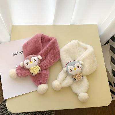 China Fashion \ Cute High Quality Comfortable \ Durable Baby Winter Scarf Knit Custom Logo Fashion Rabbit Kids Neck Warm Scarf For Winter Fall for sale