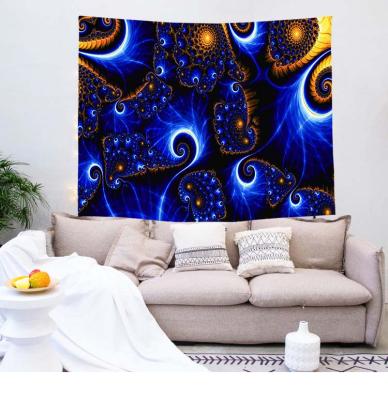 China Simple Durable Custom Neon Premium Astrology Zodiac Sign Medieval Tapestry Tapestry for sale