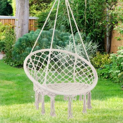 China Modern Cotton Rope Hammock Chair Swing for Kids Hand Knitting Kids DIY Indoor Outdoor Macrame Swing Chair Support Rocking Baby for sale