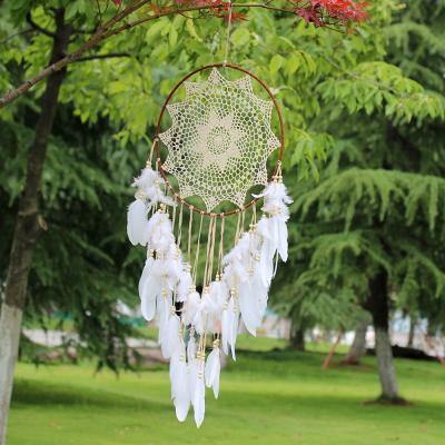 China Contemporary Bohemian Decor Handmade Macrame Boho Wall Hanging Tapestry Macrame Dream Catcher Dot by Dot for sale