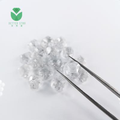 China Wholesale Carbon Zhengzhou HPHT CVD Laboratory Developed White Rough Diamonds Rough Diamonds Stone Fabrication for sale