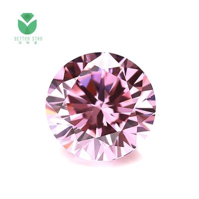 China igi certificate price for loose rose color hpht CVD lab grown diamond 1carat per carat heart cut for sale