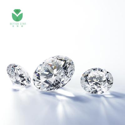 China 0.9 carat hpht CVD labs created igi verified diamond lab to raise loose round brilliant diamond 6mm cut for sale