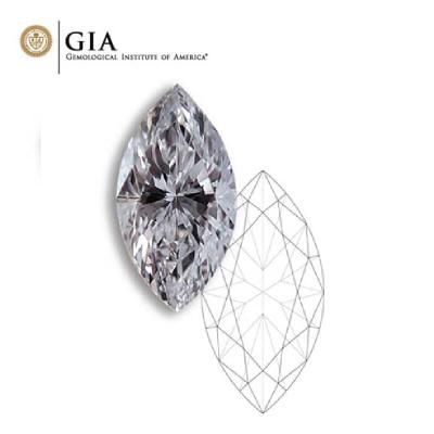 China Pear Cut Cheap Price CVD / Useful Polished Hpht Jewelry Diamond Round Brilliant Cut for sale