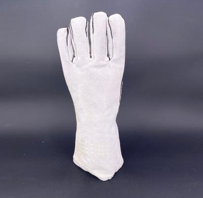 China SAFETY GLOVES Suede Offen Leather Used For Welding Protection Work Cut Resistant Safety Gloves Construction for sale