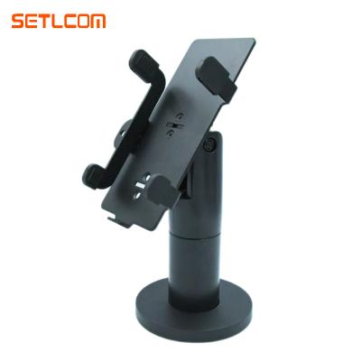 中国 PC+metal SETLCOM Plastic Payment Holder Terminal Holder Swivel Credit Card POS Holder 販売のため