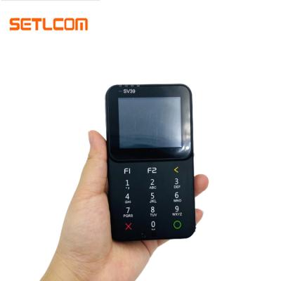 China Cheap WIFI 4G Handheld Payment Cafe Payment Android Credit Card Reader Android POS Terminal Card Machine 122mm x 72mm x 22.5mm (LxWx H) for sale