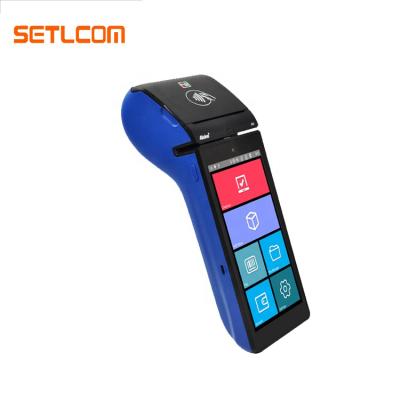 중국 Popular Banks New York S90 WIFI 4G Card Reader Android RFID Machine POS Handheld Terminal in 2021 with Printer 판매용