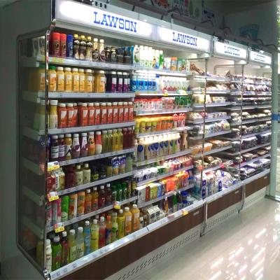 China Single-Temperature Plug In Slim Multideck For Deli Self Contain Refrigeration Equipment Refrigerator For CVS For Dairy for sale