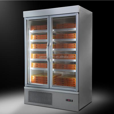 China Single-temperature Remote Slim Glass Door Freezer For Deli Refrigeration Equipment Freezer For Commercial For Ice Cream for sale