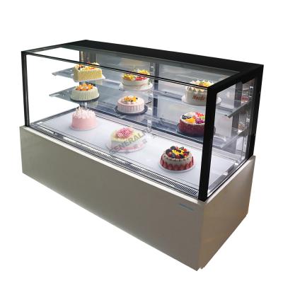 China Single-temperature 3ft 900mm refrigerators for cakes with upright glass display showcase for bakery refrigerator refrigeration equipment for sale