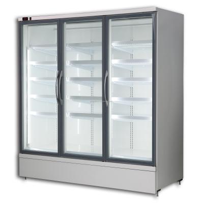 China Single-Temperature Hold In Door Fridge Glass Fridge For Supermarket Self Contain Glass Door Fridge Beverage Fridge for sale