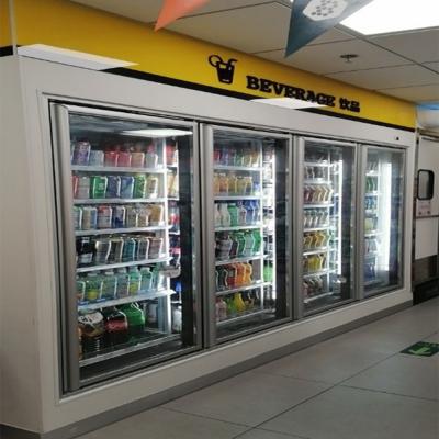 China Single-Temperature Walk In Cold Room Refrigeration Equipment Refrigerator For Supermarket for sale