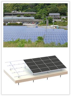 China dos sistemas solares de alumínio da montagem de 500mm a base concreta picovolt moeu MGAS-I à venda