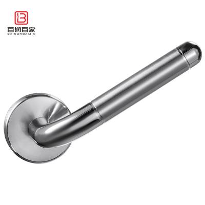 China Modern stainless steel fire rated door handle level handle bed/bath  handle modern style high quality for sale