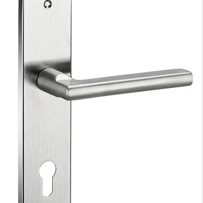 China Modern Southeast Asia Factory price classics Modern style Stainless Steel bedroom/bathroom lever Door Handle lock for sale