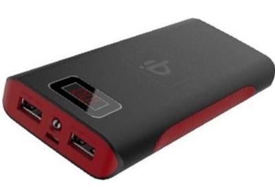 China Banco portátil llevado del poder de la antorcha dos USB con la carga inalámbrica en venta